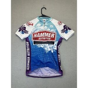 Hammer Nutrition‎ Cycling Jersey Womens Small Voler Made USA Bike Floral